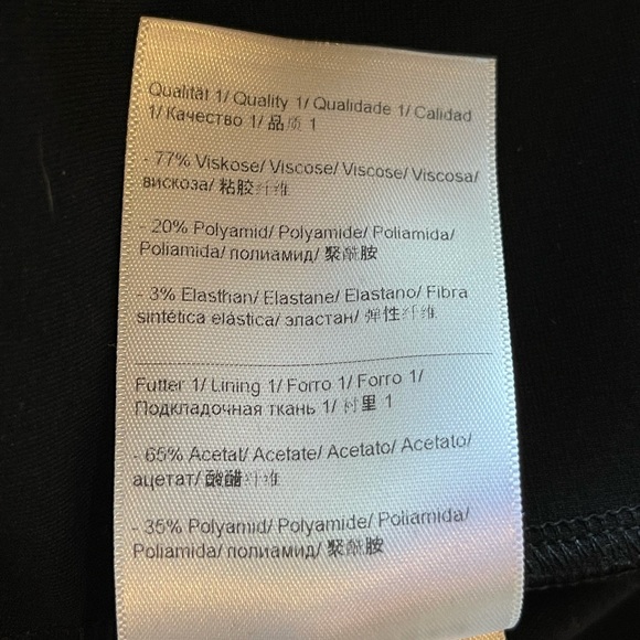 ESCADA Doriana Jersey Dress, Black Size 38 - Picture 9 of 10